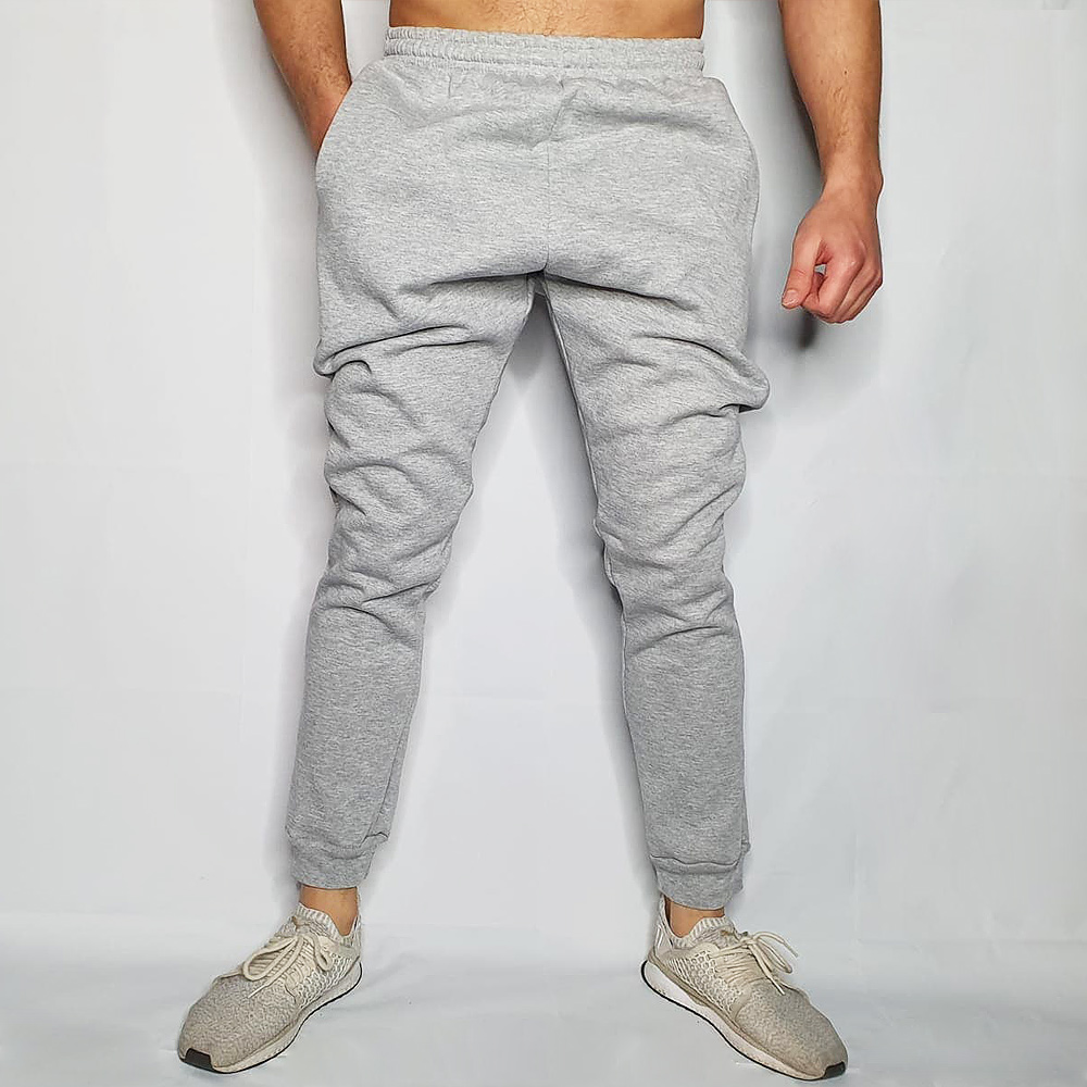 Tracksuit Pants - Grey & Black | Back To Basics 4 Life Fitness